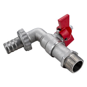 Robinet de cuisine monotrou en cuivre pur pour évier de machine à laver domestique avec poignée papillon, filtres de cuisine en gros - Product Image 4