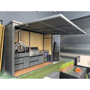 Edelstahl-Außenküchenschrank Modernes Design Komplettes Grill-Set Küchenschränke Langlebig - Product Image 1