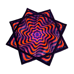 Panno Rotante Personalizzabile in <span class=keywords><strong>Cotone</strong></span>/Poliestere Flow Star Square Spinning Cloth Dapo 26 Pollici, Stile Party, Delicato sulla Pelle, alla Moda - Product Image 5