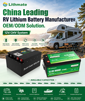 Batterie LiFePO4 haute capacité 12V 314Ah à décharge profonde pour camping-car, caravane, bateau, système solaire et systèmes d'alimentation de camping-cars