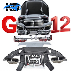 Nouveau kit carrosserie complet d'origine pour <span class=keywords><strong>BMW</strong></span> Série 7 G12, comprenant pare-chocs avant et arrière, phares, feux arrière et capot, pour transformation de l'ancien au nouveau modèle, à prix bas de Chine - Product Image 1