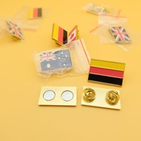 Épingles en gros Drapeau Épinglette en métal Caps Artisanat Hijab Épingles en émail dur et doux Drapeau de pays Cadeau personnalisé Pins