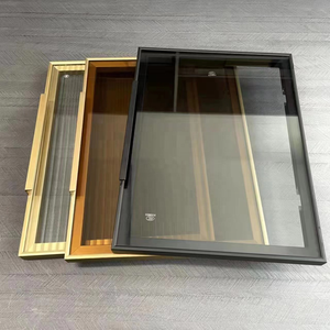 Portes en <span class=keywords><strong>verre</strong></span> avec cadre en aluminium, portes de placard en <span class=keywords><strong>verre</strong></span>, portes de garde-robe en <span class=keywords><strong>verre</strong></span>, 20 portes en <span class=keywords><strong>verre</strong></span> minimalistes, portes en <span class=keywords><strong>verre</strong></span> à cadre caché - Product Image 4