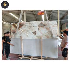 Decoración de Piedra de Lujo Personalizada, Losas de Cuarcita <span class=keywords><strong>Pandora</strong></span> Retroiluminadas, Granito Patagonia para Proyectos de Villas, Mesa de Comedor, Cubierta de Mesa de Mármol - Product Image 5