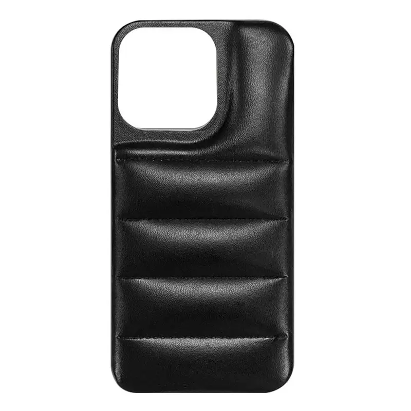 2023 Puffer Phone Case Rücken deckel für iPhone 12 13 14 15 Pro Max Plus Puffer Jacket Ledertasche für iPhone XS MAX XR 7 8