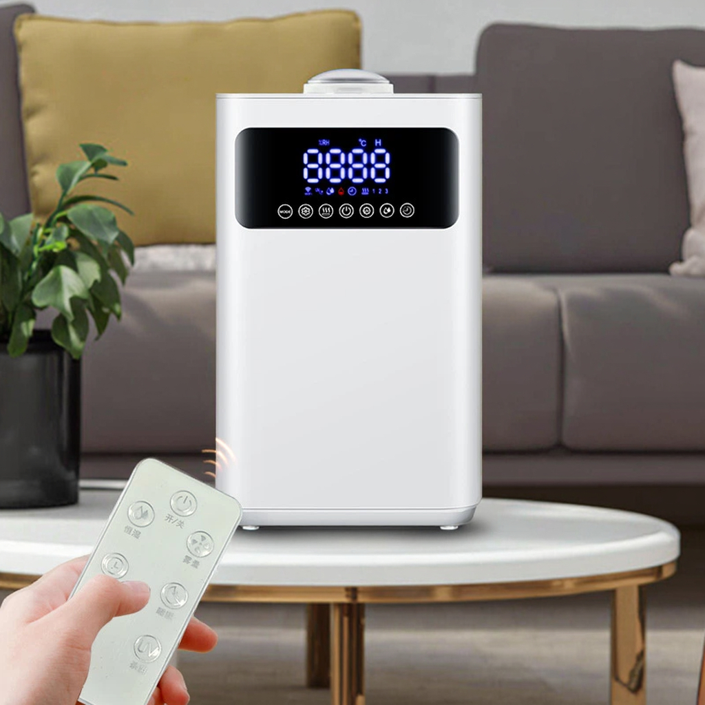 6L Custom New Large Capacity AI Smart Ultrasonic Humidifier Humidistat Overheat Protection App-Controlled Silent Household