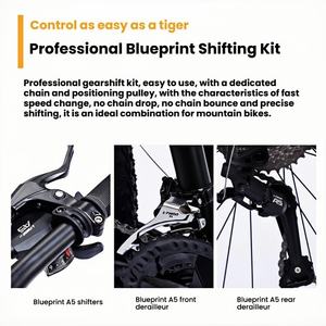 Usine directe 24/26 pouces descente <span class=keywords><strong>vtt</strong></span> vélo de <span class=keywords><strong>course</strong></span> système de frein à disque hydraulique 10 vitesses fourche en acier pédale ordinaire - Product Image 6