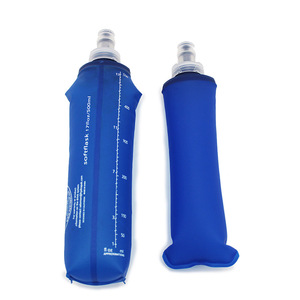Botella de Agua Plegable de Silicona Libre de BPA, Botellas de Agua de Silicona Personalizadas de 300 ml y 500 ml, Bolsa de Agua para Correr - Product Image 3