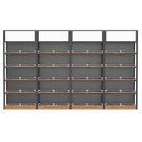 Étagères de supermarché, présentoirs pour snacks de magasin de proximité, présentoirs à tabac, présentoirs en acier et en bois à simple ou double face pour hôtel