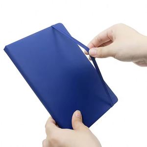 Wholesale Hot Selling PU Leather Notebook Elastic Strap Hard Cover A5 A6 Custom Logo Office Supplier - Product Image 1