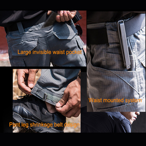 Factory Wholesale <b>Men's</b> Quick Dry Outdoor Tactical Cargo Pants Sports Trousers Training Hiking Tactical <b>Overalls</b> - Product Image 3