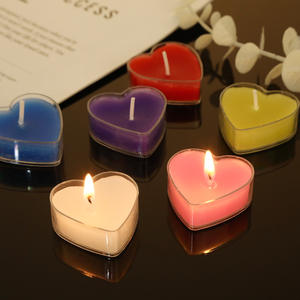 ชุดเทียนหอมอโรมาเธอราพีรูปหัวใจสำหรับวันวาเลนไทน์ ขายส่งจากโรงงาน พร้อมที่ใส่เทียนขนาดเล็ก ชุดสุดคุ้มสำหรับงานปาร์ตี้ - Product Image 4