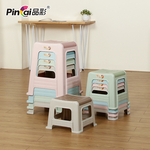Elegante Multi-especificación Durable colorido mate Plaza apilable <span class=keywords><strong>taburete</strong></span> <span class=keywords><strong>de</strong></span> plástico - Product Image 1