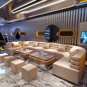 फास्ट फूड केटीवी नाइट क्लब बूथ नेतृत्व बार काउंटर टेबल अनुकूलित सोफे के लिए बार काउंटर टेबल अनुकूलित सोफा - Product Image 4