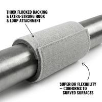 Tampon abrasif industriel non tissé gris de 5 pouces avec fixation auto-agrippante en nylon pour le polissage et le ponçage du métal, personnalisable