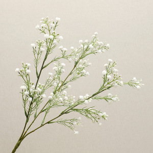 Vente en gros de tiges de <span class=keywords><strong>gypsophile</strong></span> artificielle blanche, fausse fleur de <span class=keywords><strong>gypsophile</strong></span> pour bouquet de mariage, vase, décoration de la maison - Product Image 1