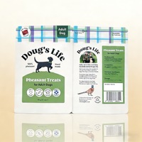 Sac de chips de pommes de terre pour animaux de compagnie, résistant à l'humidité |   Pochette en papier kraft de qualité alimentaire avec fermeture éclair, taille personnalisable, finition mate, sur mesure
