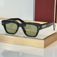 Lunettes de soleil JMM tendance, nouvelle mode, design original, lunettes de soleil de luxe pour femmes et hommes, lunettes de soleil carrées en acétate faites à la main, unisexe