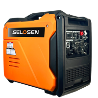 Générateur d'électricité à essence silencieux 7,5 kW 8 kW, générateur d'électricité à onduleur silencieux portable 8 kVA 110 V/230 V pour usage domestique