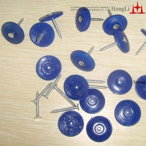 1LB USA Canada pour le plafond 1 pouce anneau tige capuchon en plastique clous de <span class=keywords><strong>toiture</strong></span> - Product Image 6