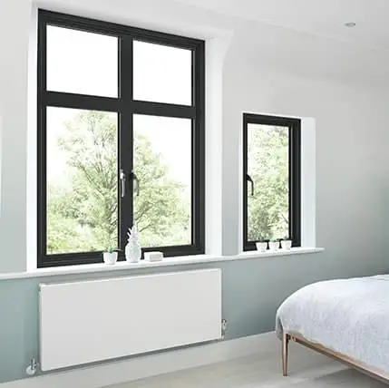 Kasırga darbe Windows cam sistemi satılık ev Modern çift sırlı cam amerika alüminyum kapı ve pencere çerçevesi