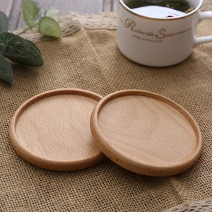 Acacia Commercio All'ingrosso di fabbrica Su Misura OEM Acacia Sughero sottobicchiere di bambù noce di montagne russe in legno di faggio sottobicchiere per la tazza di caffè - Product Image 6