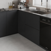 Îlot de cuisine et salle à manger intégrés de luxe moderne, mobilier sur mesure pour toute la maison, idéal pour la rénovation résidentielle et les projets immobiliers