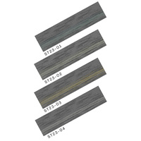 Dalles de moquette modernes de luxe, antistatiques, remplaçables, à texture rayée et effet dégradé, polyvalentes pour bureaux et bâtiments de golf