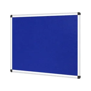 Blue Notice Board Felt Activity Board Cork Bulletin Board for Home Kitchen Office Decorative