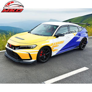 Alerón Delantero Compatible con Honda Civic FL5 2023-2025 Tipo R Hatchback AK ABS Negro Mate, Piezas de Auto de Alta Calidad, Kit de Carrocería - Product Image 2