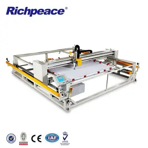 Richpeace Komputerisasi Single Needle Mesin Quilting dengan Mengangkat Kepala