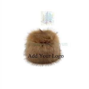 Unisex Custom Fox Fur Hat with Ear Flaps Real Natural Fur Trapper Cap Russian Women <strong>Aviator</strong> Hats - Product Image 4