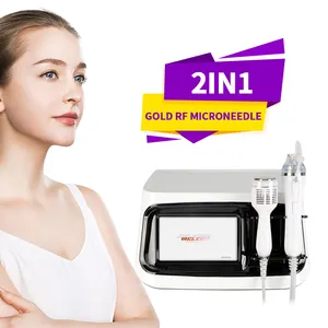 Portable 2 In 1 Rf Microneedling Promote Nutrient Absorption Device Wrkinke Removal Scar Removal Skin Tightening