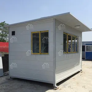 Stahl konstruktion und Sandwich Panel Insulation Guard Booth Mobile Park wächter kabinen