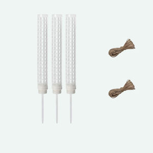 Lot de 2 poteaux en mousse en plastique de 28 pouces-Support d'escalade en aluminium pour plantes de pothos d'intérieur - Product Image 2