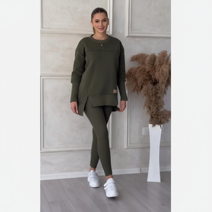 Veste de sport élégante à capuche pour femme, zippée, respirante, séchage rapide, en polaire longue, lavée, tailles XL/6XL - Product Image 1