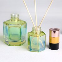 Bouteille vide en verre de diffuseur d'arôme de parfum d'intérieur de luxe personnalisée de 200ml en gros