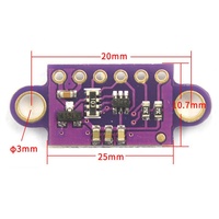 Módulo de Sensor de Medición de Distancia Láser EParthub VL53L0X V/2ToF, Salida PWM por Puerto Serial