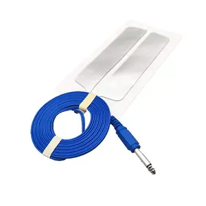 CE 510K Neutral Surgical Electrosurgical Plate Disposable Adhesive Patient Plate With Cable 6.3mm Jack