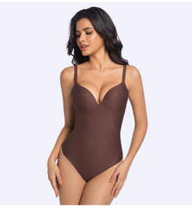 Nuevo <span class=keywords><strong>Body</strong></span> Moldeador Sin Costuras de Nylon para Mujer, Faja Reductora de Abdomen y Espalda Descubierta - Product Image 5