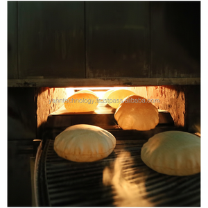 เตาอบโรตีแบบอัตโนมัติ ใช้แก๊ส พร้อมมอเตอร์ สำหรับขนมปังอาหรับ ความจุ 50 ชิ้น/นาที - Product Image 1