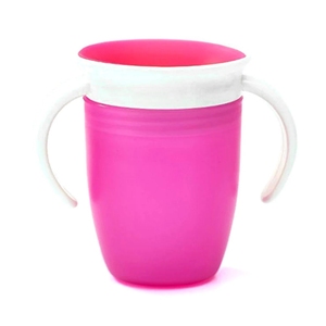 Miracle — <span class=keywords><strong>tasse</strong></span> à boire pour bébé, gobelet pour apprendre à boire, Miracle, gobelet d'entraînement à 240 degrés, gobelet d'eau sans déversement avec deux poignées, 360 ml - Product Image 6