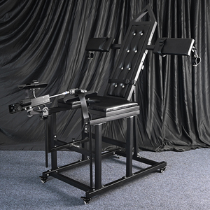 Accessoires de salle d'entraînement BDSM pour adultes Chaise de musculation des jambes Chaise de masturbation pour femmes Chaise de position sexuelle avec machine à gode - Product Image 5