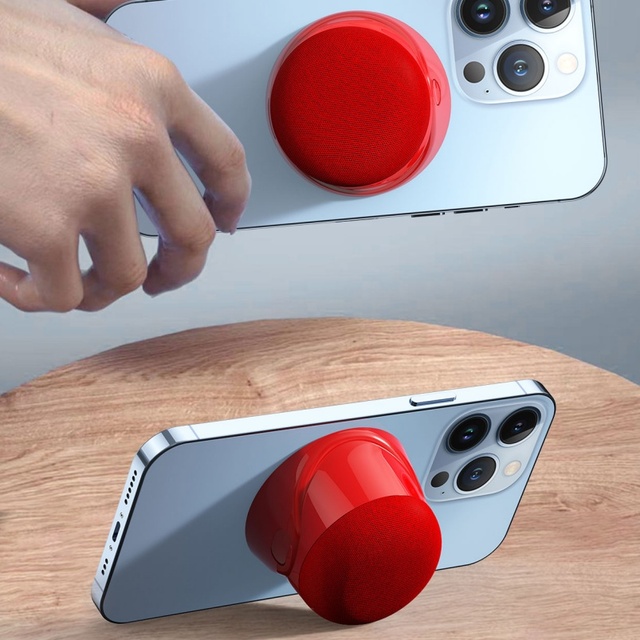 LP Magnetic Speaker with RGB LED and Battery for iPhone Mini Wall Mountable True Wireless Portable