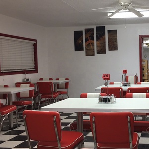 Juego de Comedor Estilo Retro Americano de los Años 50, Juego de Mesa y Sillas para Cafetería, en Oferta - Product Image 4