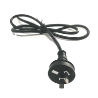 Prise standard australienne à 3 broches 10A 250V câbles d'alimentation cordons d'alimentation ca électriques pour ordinateur appareil ménager fil ouvert