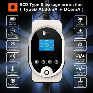 Cargador Portátil para Vehículos Eléctricos Feyree EVSE de 7kW GBT 264V con Control por Aplicación WIFI, Soporte para Cargador Monofásico, Estación de Carga Rápida para Automóviles Eléctricos - Product Image 4