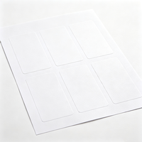 Étiquettes en papier semi-brillant imprimées par transfert thermique Haoxuan Factory Stock pour les systèmes de gestion des stocks
