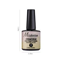 B1632 Kit de vernis à ongles gel UV effet craquelé en gros pour salon de manucure