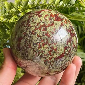 Vente en gros de sphères de cristal de pierre de sang de dragon naturelle de haute qualité pour la décoration de la maison, les cadeaux d'affaires et la méditation de guérison - Product Image 4